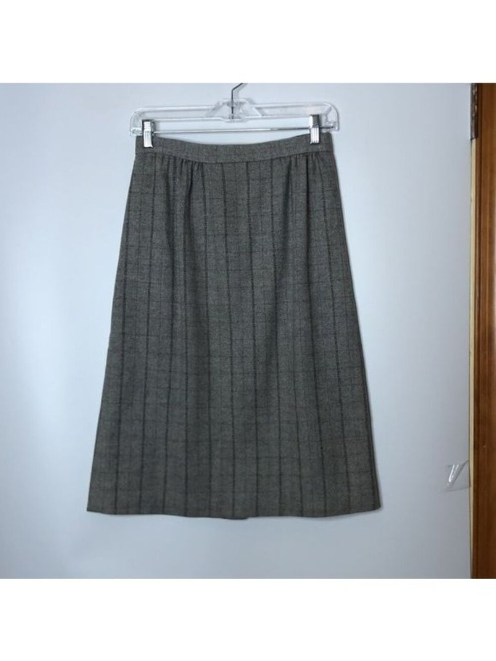 Vintage Edgeworth Clothiers Womens Gray 2-Piece Skirt Suit Jacket Set Size 10 - Picture 10 of 14
